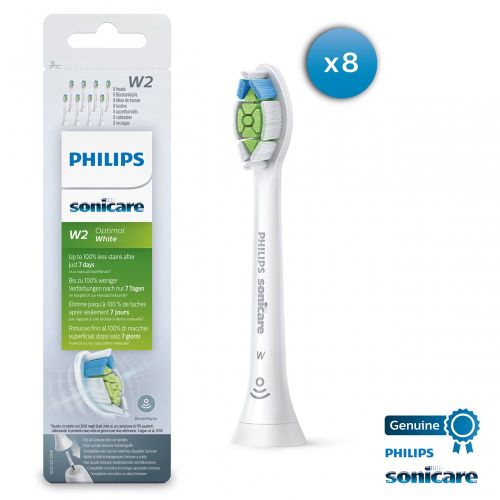 silhouette Conductivity mix Philips Sonicare HX6068/12 W2 Optimal White Standard sonic toothbrush heads  - Zarbab UK